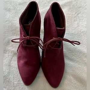 Franco Sarto Suede Booties - Size 7 1/2